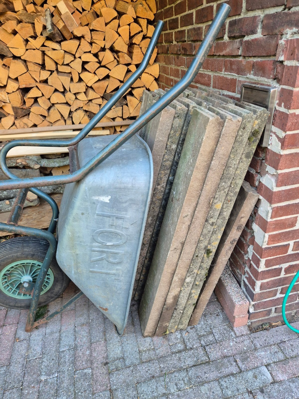 Gratis opsluitbanden ophalen, Gebruikt, Overige typen, Ophalen of Verzenden, Minder dan 5 m²