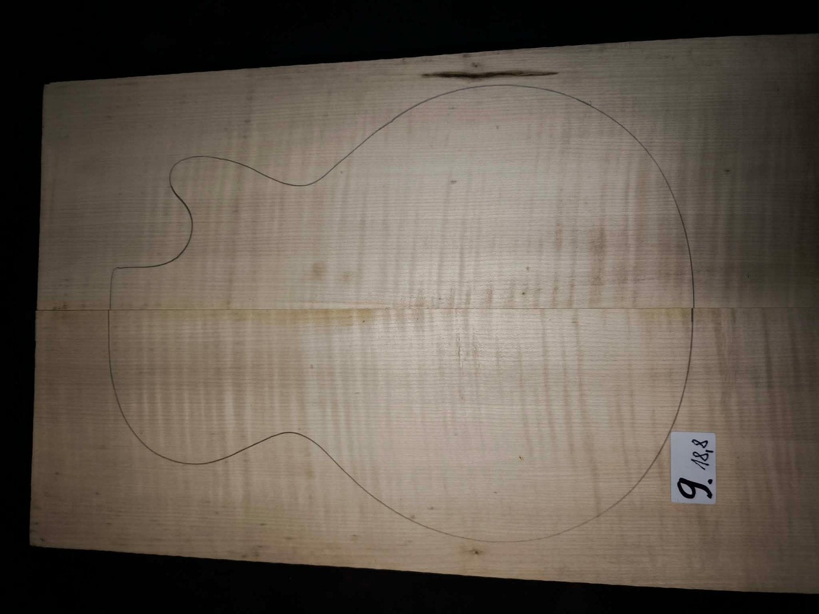 Luthier Flamed / Quilted Maple tops (Bookmatched) guitar lp, Ophalen of Verzenden, Nieuw, Elektrisch