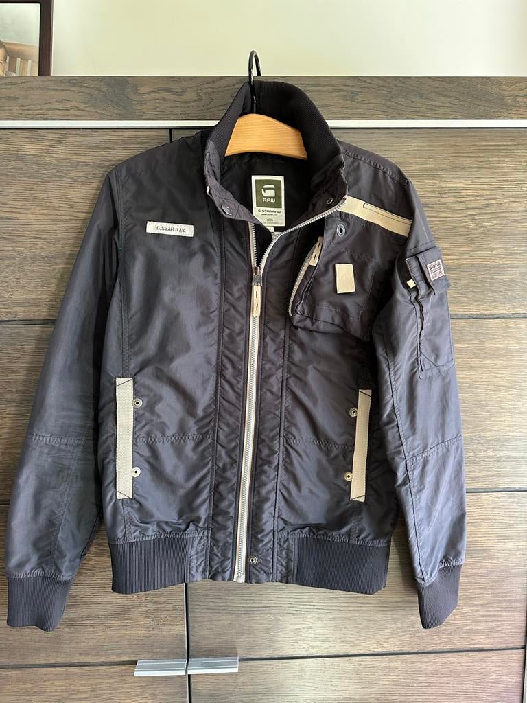 G-Star RAW jas Jack zwart maat M, Ophalen of Verzenden, Zo goed als nieuw, Maat 48/50 (M), Zwart