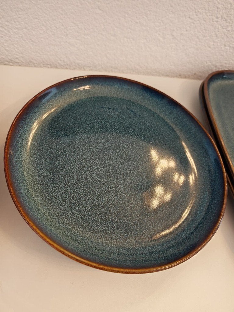 IKEA GLADELIG Serviesset Blauw - 7-delig, Huis en Inrichting, Keuken | Servies, Ophalen, Zo goed als nieuw, Bord(en), Overige stijlen