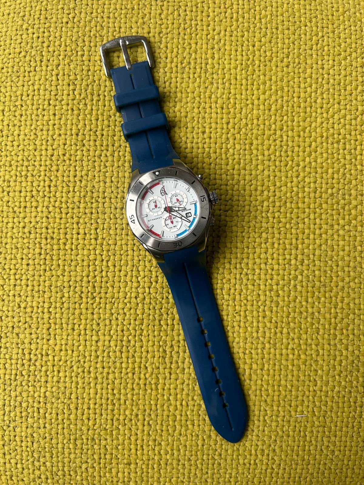Spinnaker SP-5001 Herenhorloge, Gebruikt, Staal, Polshorloge, Kunststof