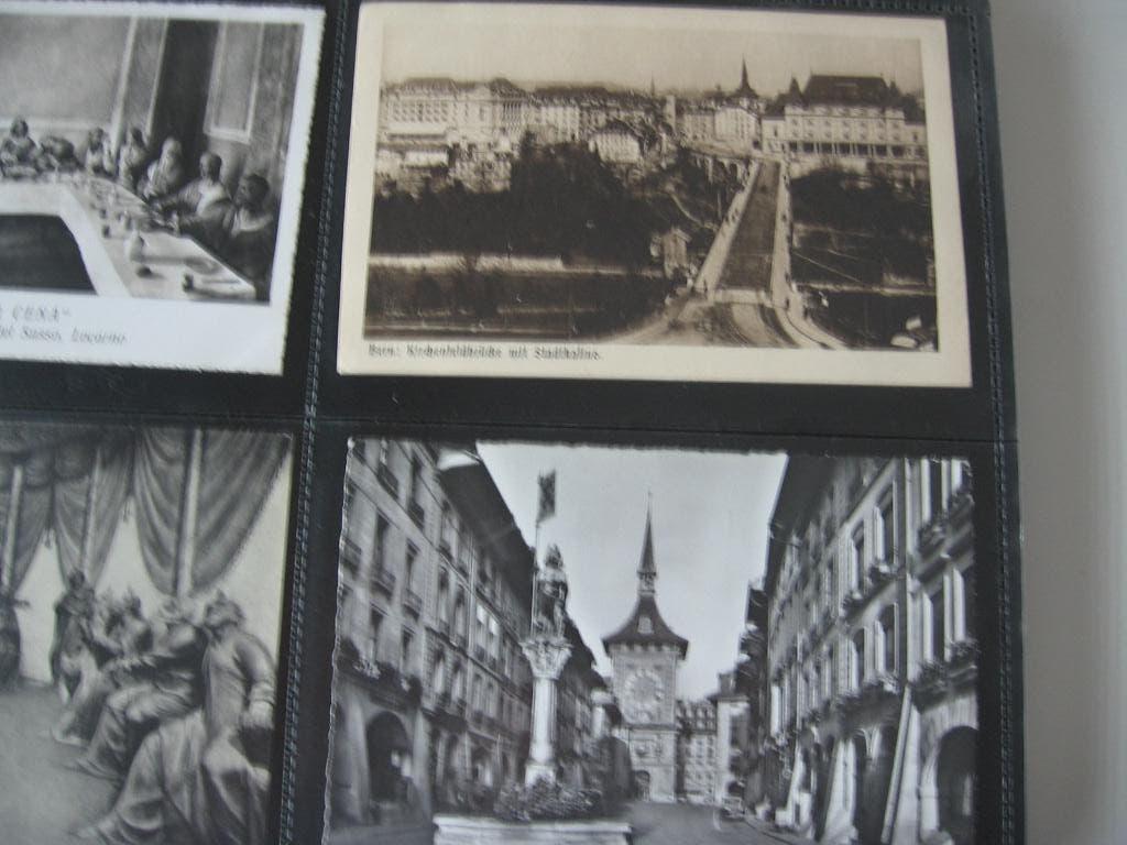 Blauwe ringbandmet 101 zwart/wit ansichtkaarten, Ophalen of Verzenden, 1960 tot 1980, Ongelopen, Overig Europa