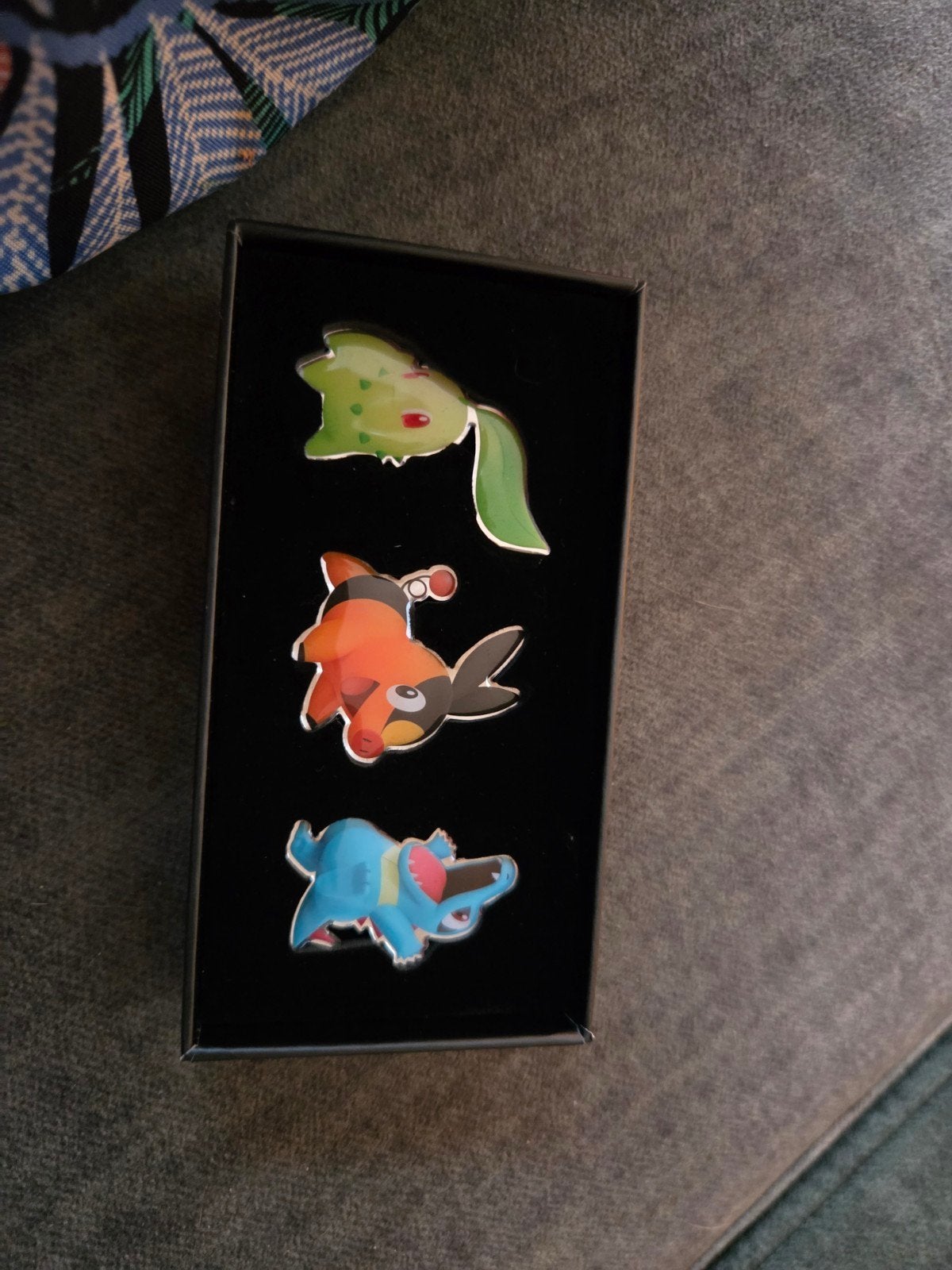 Pokémon Pins: Chikorita, Tepig, Totodile, Verzamelen, Speldjes, Pins en Buttons, Ophalen of Verzenden, Zo goed als nieuw, Figuurtje