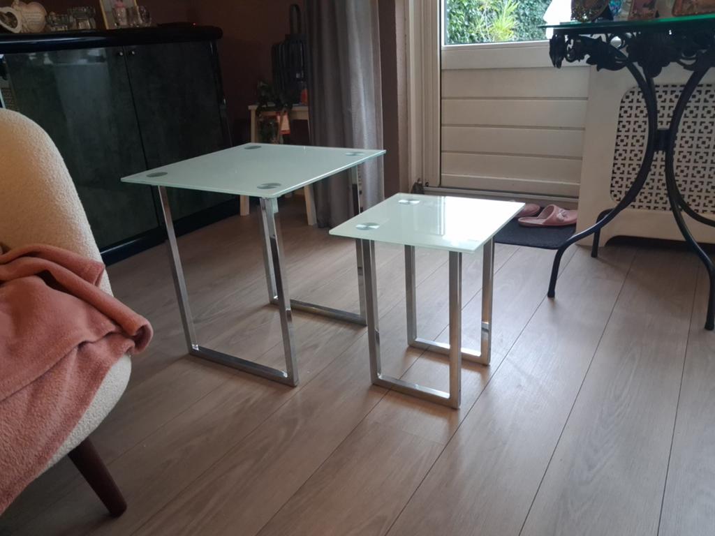 Glazen salon of bijzettafeltjes., Ophalen of Verzenden, Nieuw