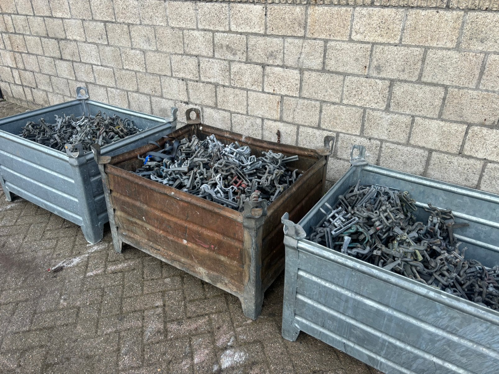 Van Thiel Steigerklemmen - Kruisklemmen gebruikt - 800 stuks, Doe-het-zelf en Verbouw, Ophalen, Gebruikt, Gevelsteiger, Minder dan 2 meter