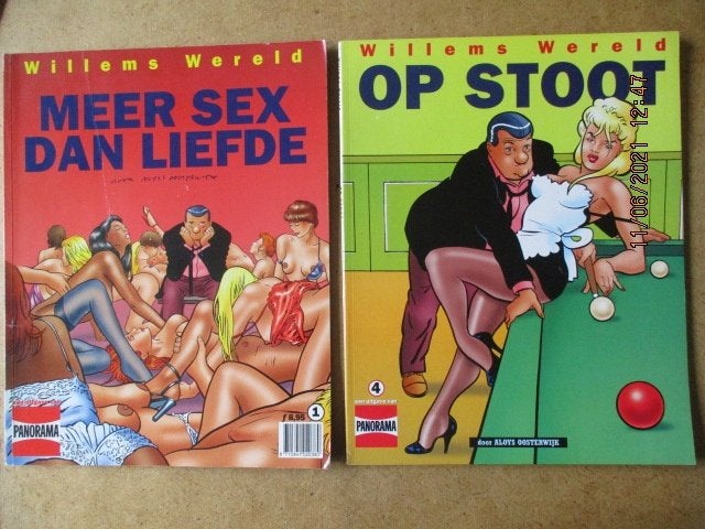 adv4262 willems wereld, Boeken, Stripboeken, Eén stripboek, Ophalen, Gelezen
