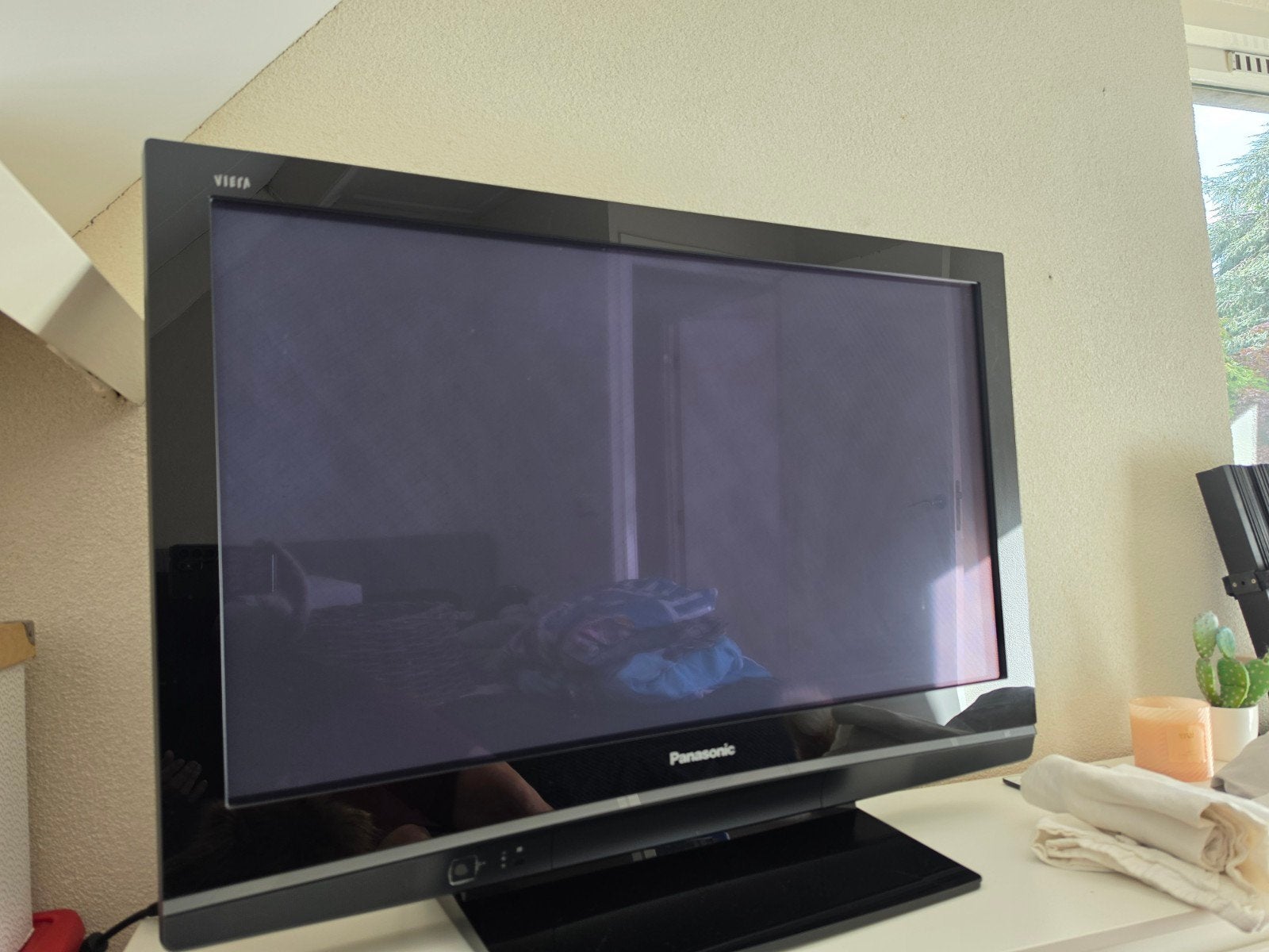 Panasonic TH-37PX80B Viera Plasma TV, Gebruikt, Panasonic, 50 Hz, HD Ready (720p)