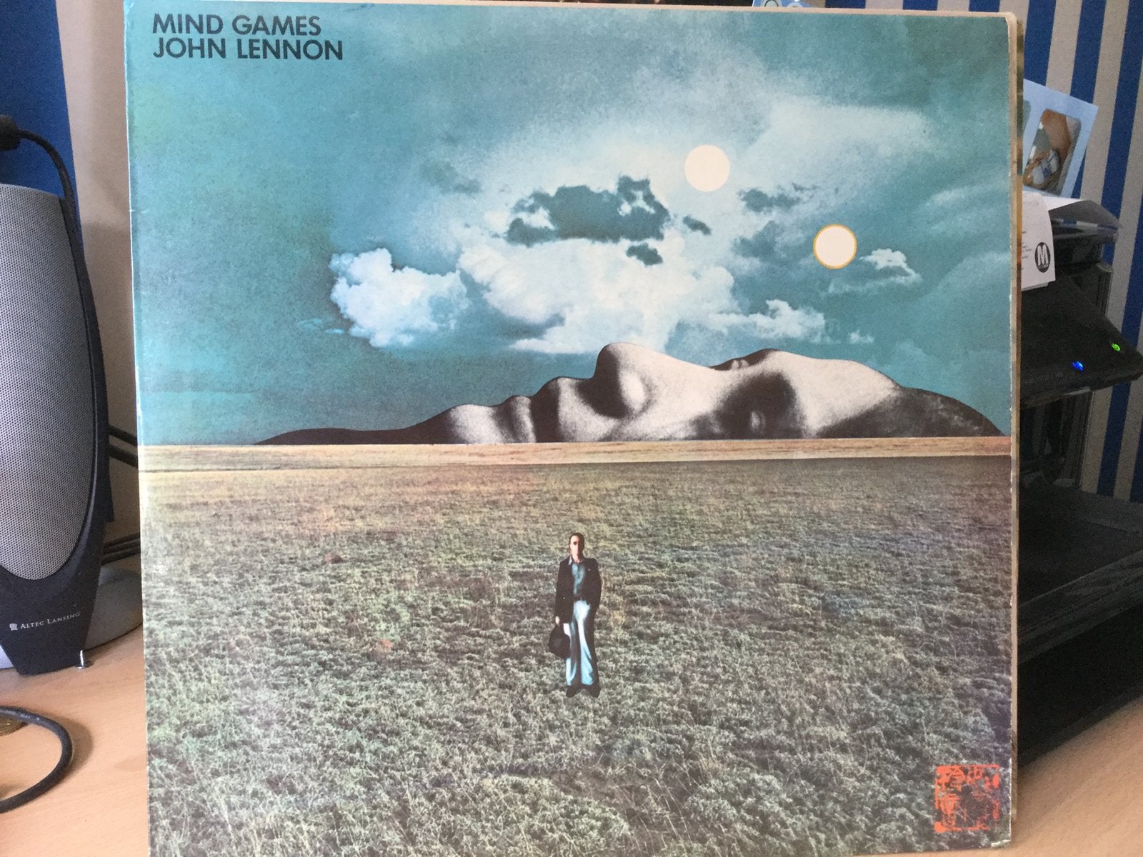 John Lennon-Mind games. Mooi exemplaar., Ophalen of Verzenden, Gebruikt