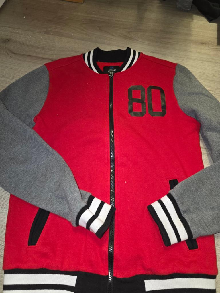Coolcat College Jack Rood/Grijs Maat S, Ophalen of Verzenden, Rood, Maat 46 (S) of kleiner, Coolcat