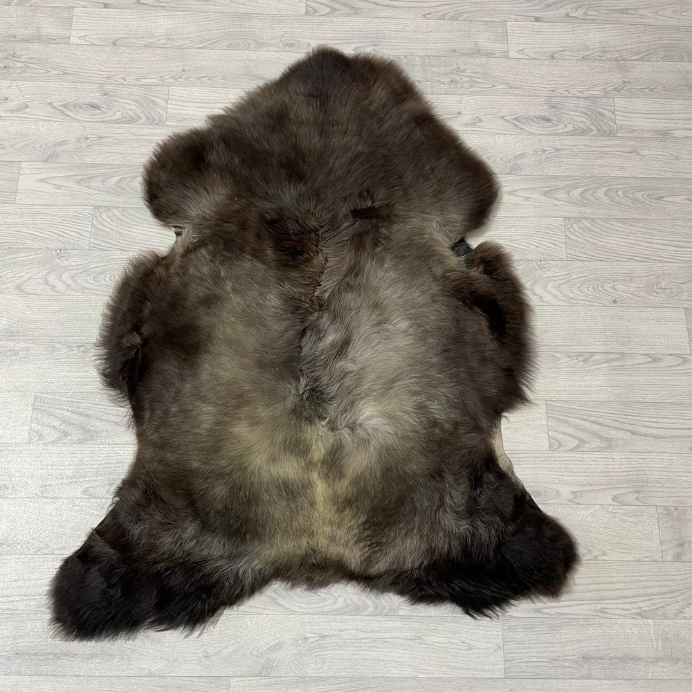 Schapenvacht bruin multicolor 115x90cm #1720 | Lederstore, Landelijk, modern, Scandinavisch, industrieel, 100 tot 150 cm, Nieuw
