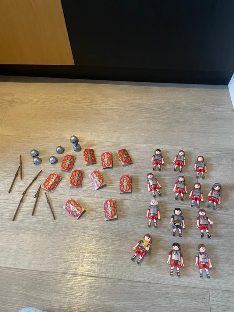 Playnobiel romeinse soldaten, Ophalen of Verzenden, Gebruikt, Los playmobil