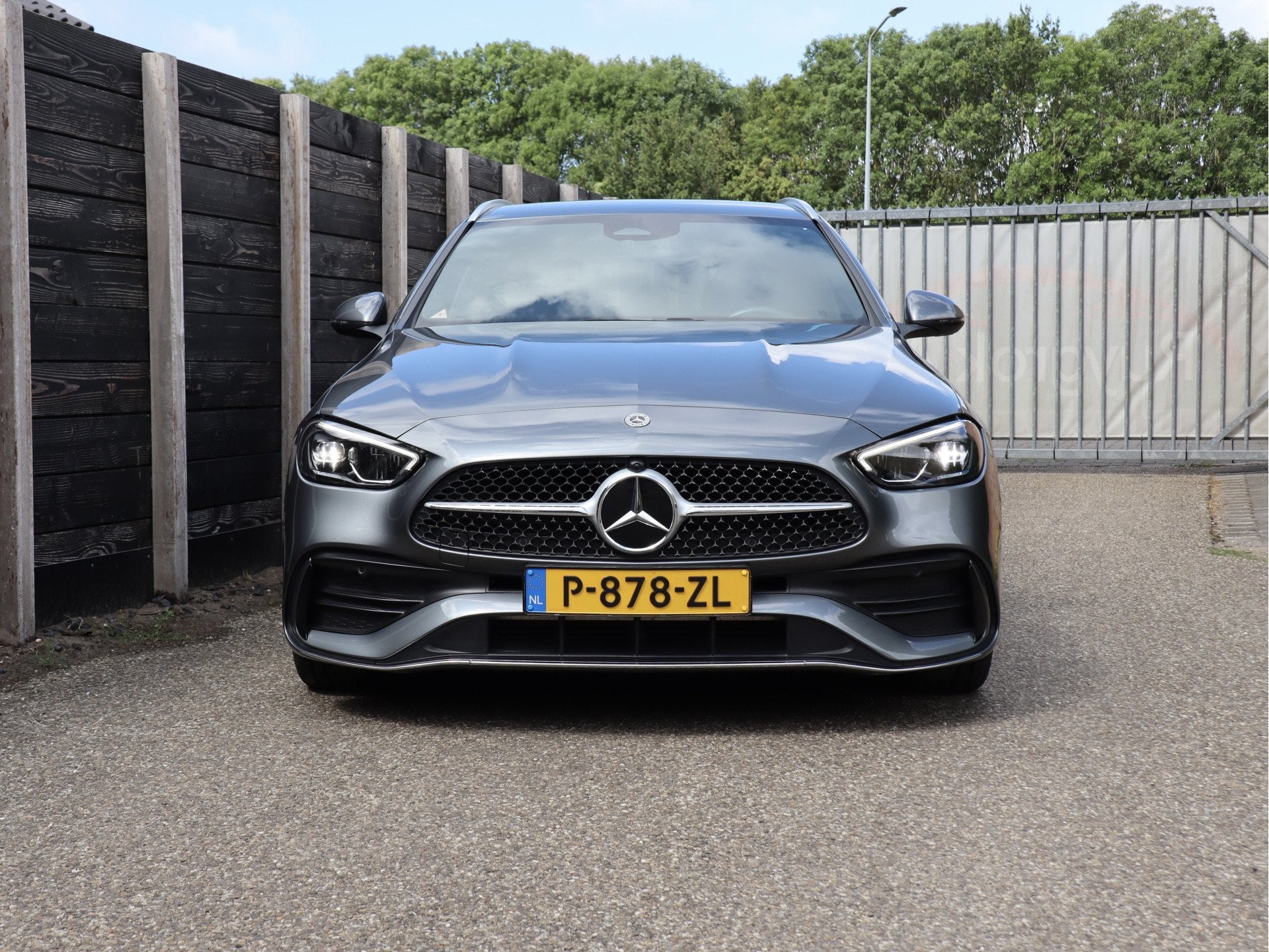 Mercedes-Benz C-Klasse Estate 180 AMG Line multispaak velgen, Automaat, Achterwielaandrijving, Origineel Nederlands, Hybride Elektrisch/Benzine