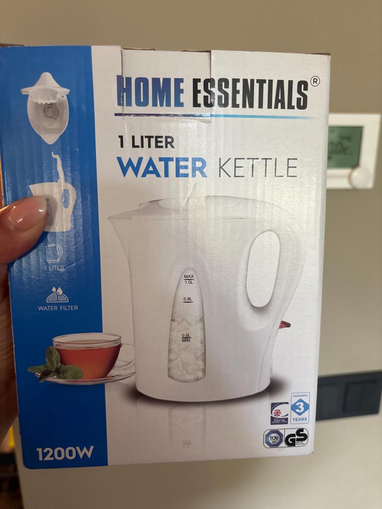 Compacte waterkoker 1L - Ideaal voor camping/reizen, Witgoed en Apparatuur, Waterkokers, 1 tot 2 liter, Ophalen of Verzenden, Nieuw