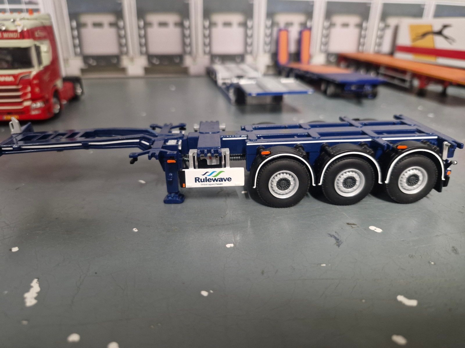 container chassis 20 tot 45 fth wsi, Hobby en Vrije tijd, Modelauto's | 1:50, Ophalen of Verzenden, Zo goed als nieuw, Bus of Vrachtwagen