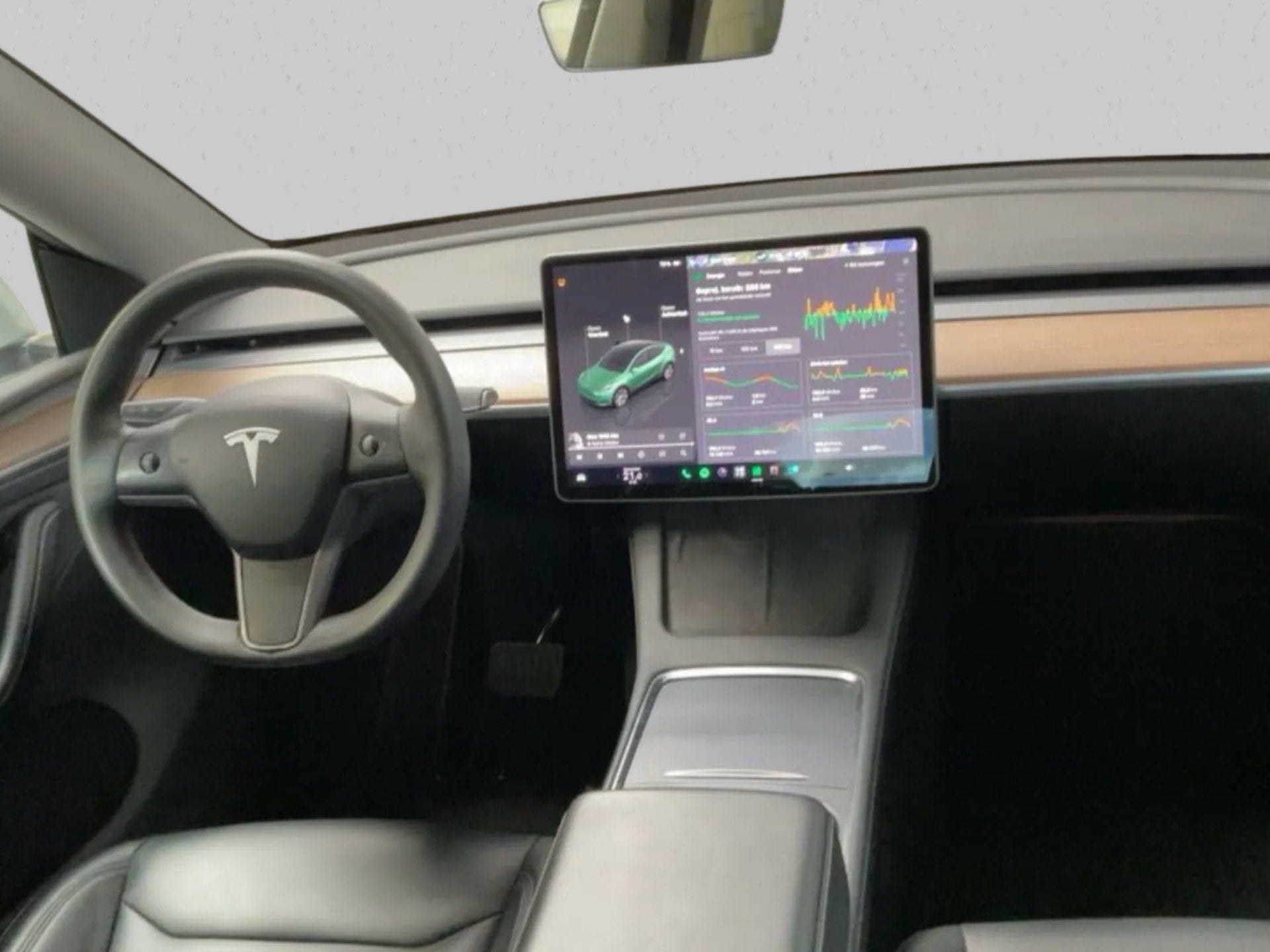 Tesla Model Y (1e Eig NL-auto Autopilot, Navi, Panorama, Cam, Auto's, Automaat, Achterwielaandrijving, Gebruikt, Zwart