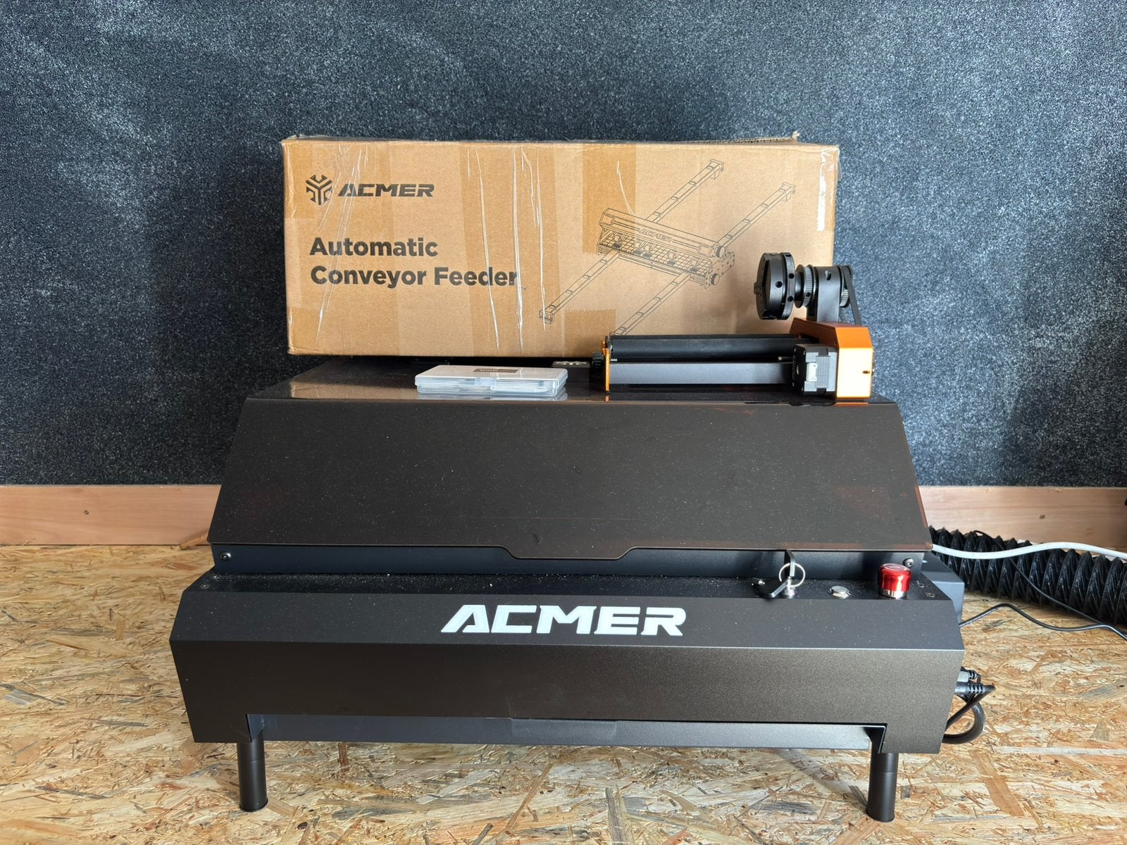 ACMER P3 2IN1 Laser Graveermachine met Rotary & Conveyor, Ophalen, Zo goed als nieuw, Machine, Overige merken