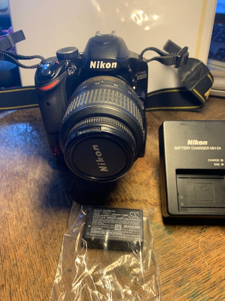 Nikon D3200, Audio, Tv en Foto, Fotocamera's Digitaal, Beeldstabilisatie, Gebruikt, Spiegelreflex, Ophalen of Verzenden