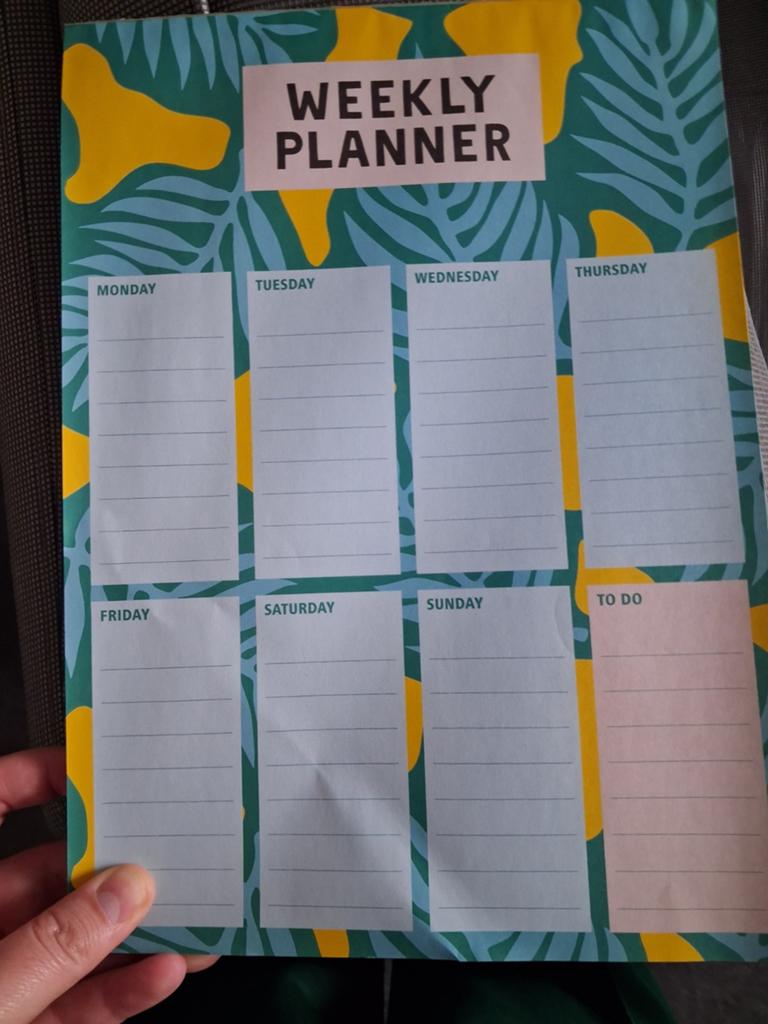 Weekplanner a4 formaat, Diversen, Notitieboeken, Ophalen, Gebruikt, A4