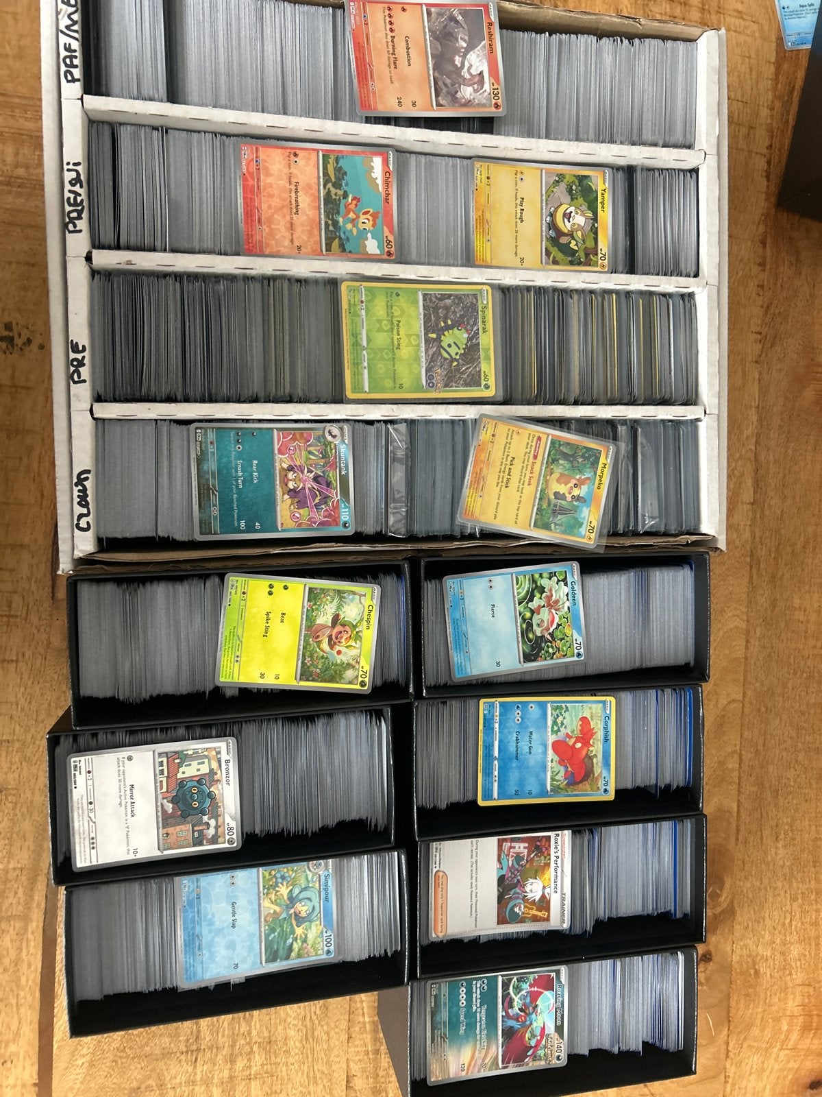 8300+ Pokémon Reverse Holo Bulk Kaarten, Ophalen of Verzenden, Gebruikt, Meerdere kaarten, Foil