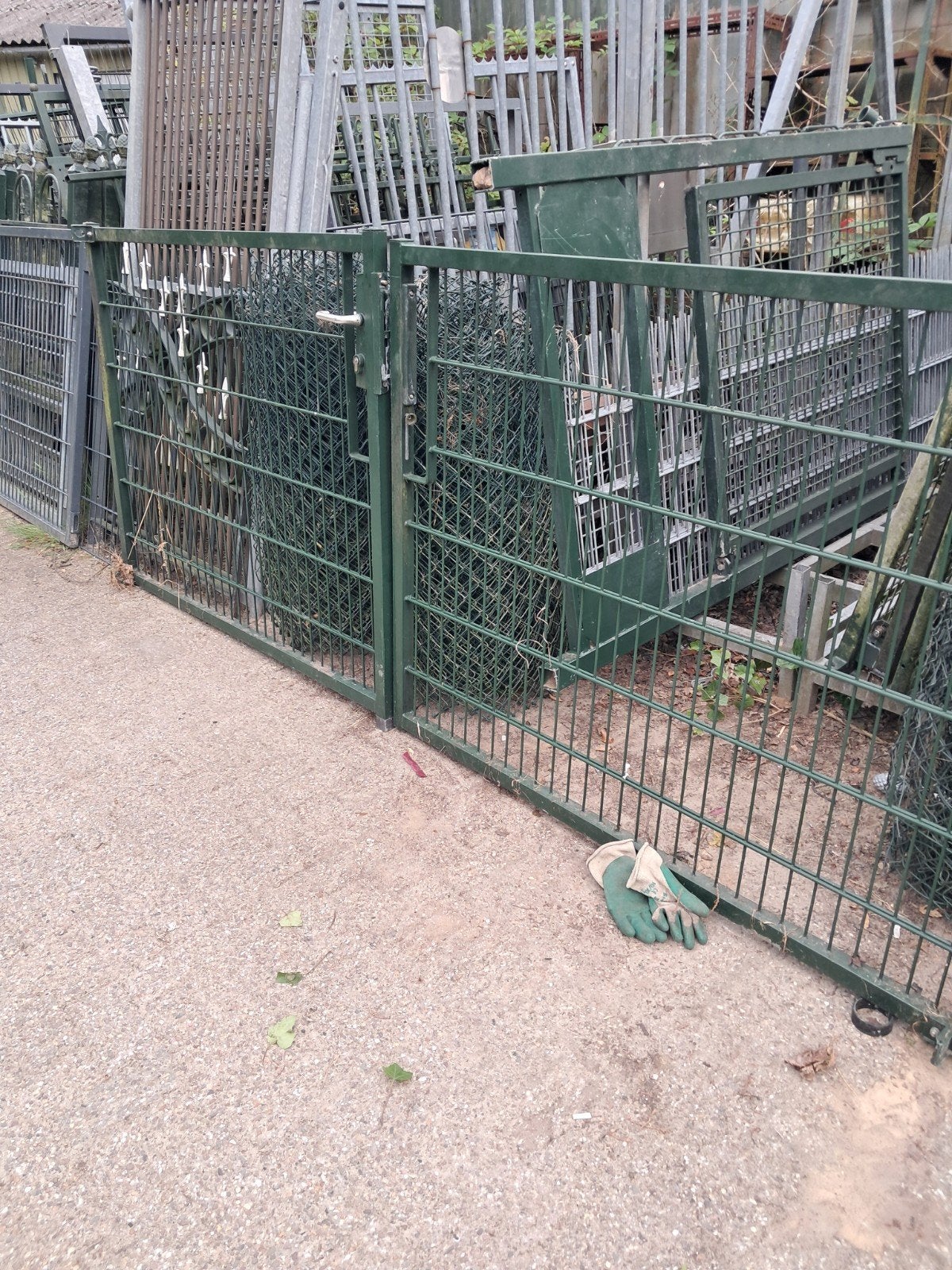 dubbele  tuinpoort, Tuin en Terras, Tuinhekken en Hekwerk, Ophalen, IJzer