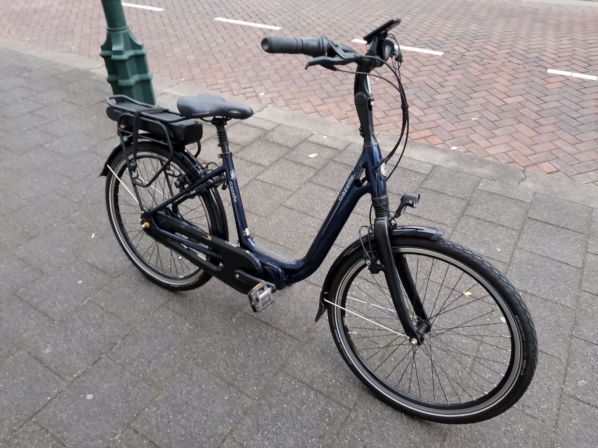 Gazelle Ami C7 elektrische fiets 26 inch lage instap z.g.a.n, -, -, Zo goed als nieuw, Minder dan 47 cm