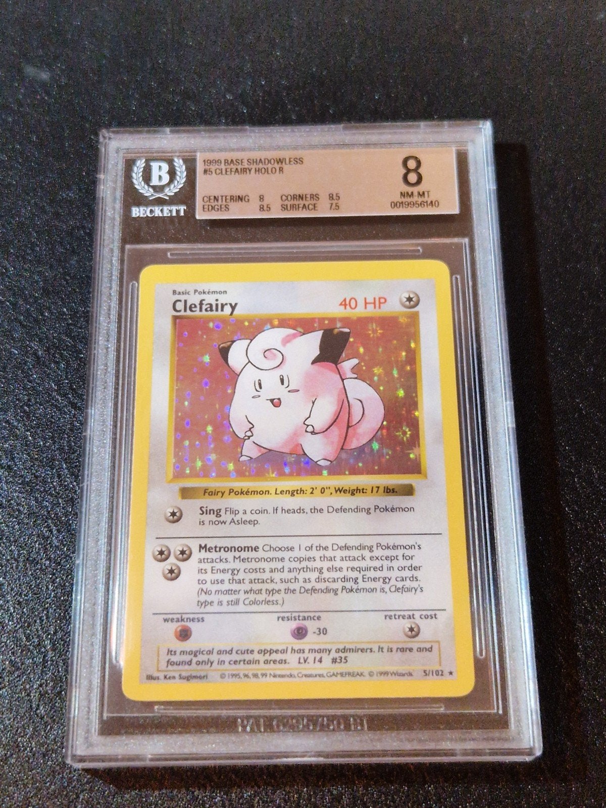 Clefairy Shadowless, Ophalen of Verzenden, Zo goed als nieuw