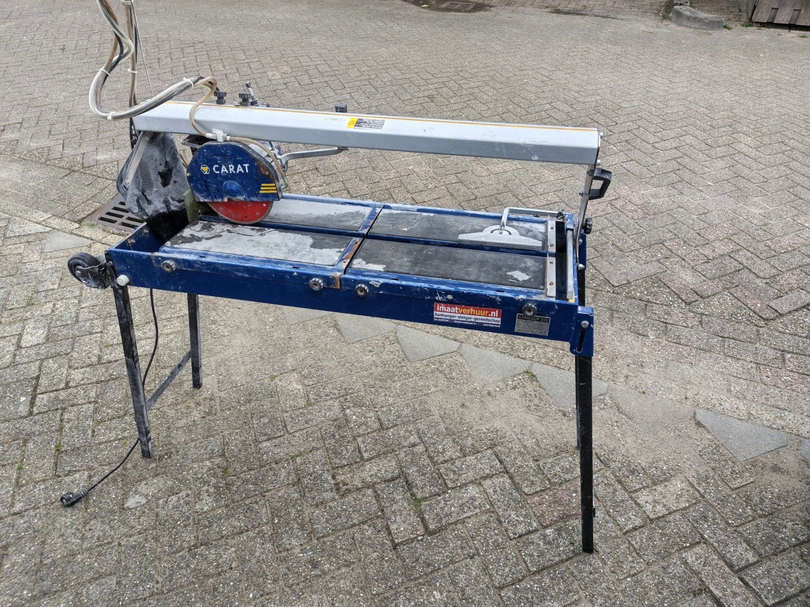 Carat tegelzaag plavuizen wandtegels caracoup295, Ophalen, Minder dan 30 mm, Gebruikt, Overige typen