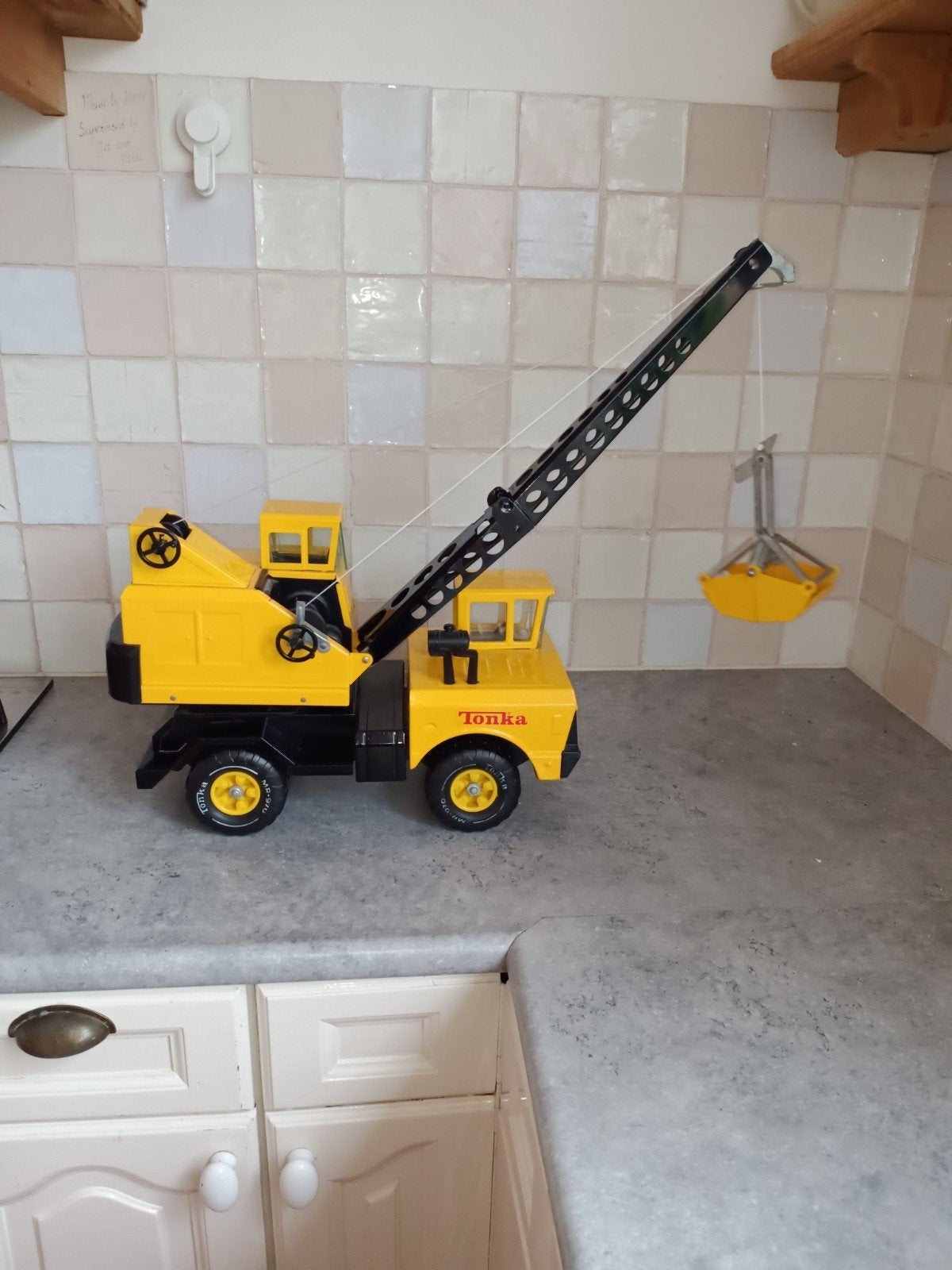 Vintage Tonka Kraanwagen Speelgoed (Jaren '70), Kinderen en Baby's, Speelgoed | Speelgoedvoertuigen, Ophalen of Verzenden, Zo goed als nieuw