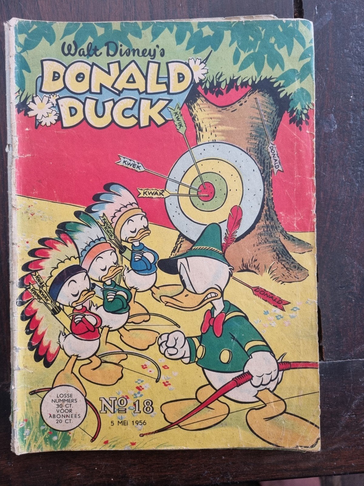 Donald Ducks uit 1956, Boeken, Meerdere stripboeken, Ophalen of Verzenden, Gelezen