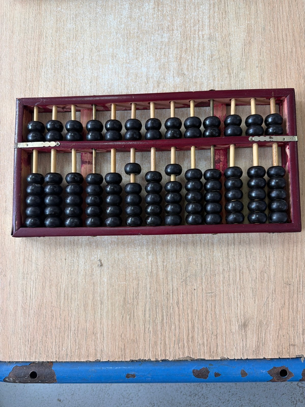 Vintage Chinese Abacus - Houten Telraam, Ophalen