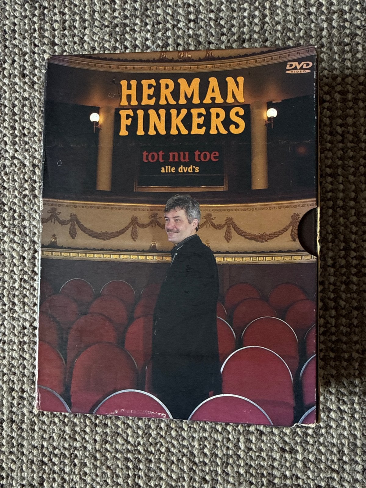 Herman Finkers - Tot Nu Toe: alle DVD’s, 7 totaal, Cd's en Dvd's, Herman Finkers, Bonusmateriaal, Alle leeftijden, Zo goed als nieuw