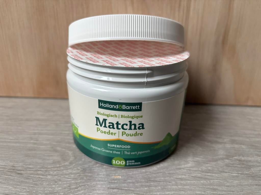 Matcha poeder biologisch Holland & Barrett nog geseald, Ophalen of Verzenden