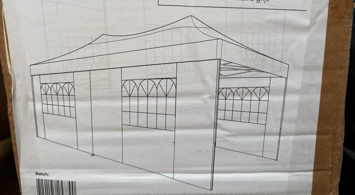 Partytent NIEUW aesy up 3 x 6 kleur donkergroen opvouwbaar, Tuin en Terras, Partytenten, Ophalen, Opvouwbaar, Partytent, Minder dan 4 meter