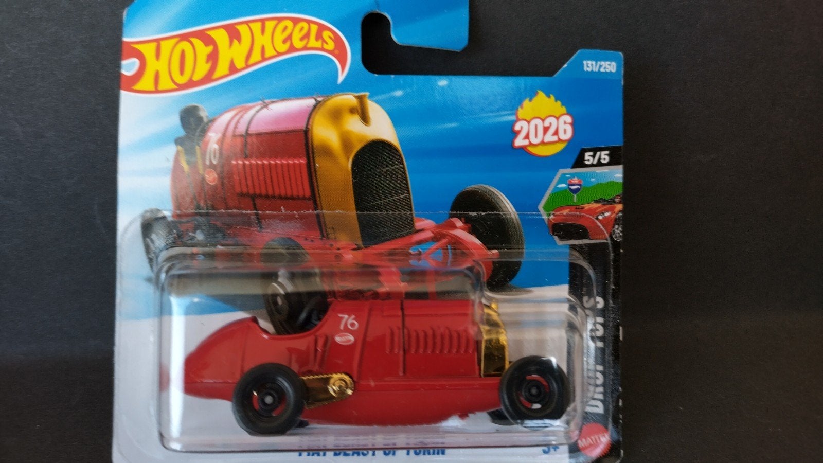 Fiat Beast of Turin 1:64 Hotwheels Pol, Auto, Verzenden, ., Nieuw