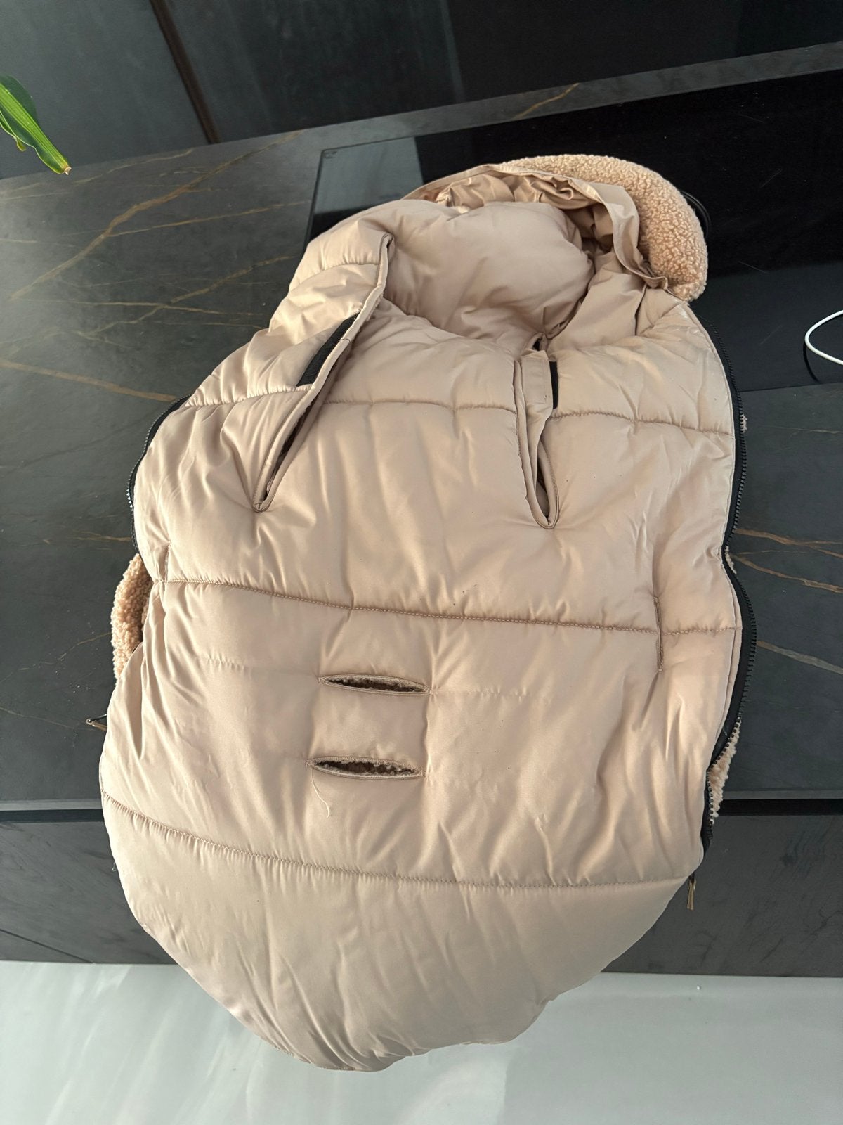 Jollein Voetenzak met teddyvoering voor wandelwagen/buggy, Ophalen, Zo goed als nieuw, Overige merken