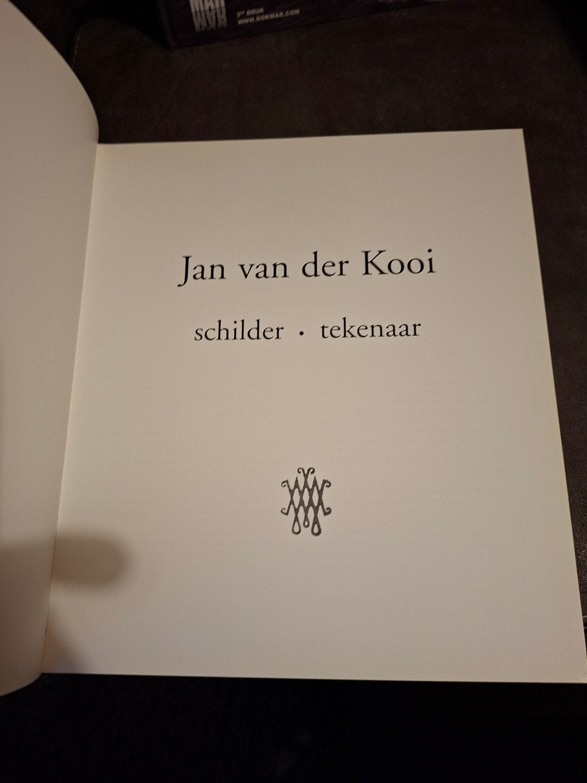 Jan van der Kooi: Schilder en Tekenaar Kunstboek, Ophalen of Verzenden, Zo goed als nieuw, Schilder- en Tekenkunst, Jan van der Kooi