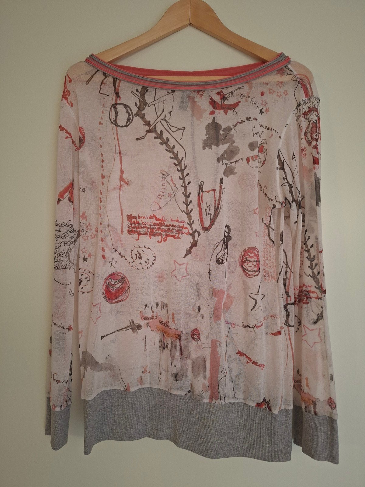 Marc Cain trui met lange mouwen en print, Kleding | Dames, Marc Cain, Meerkleurig, Maat 42/44 (L), Ophalen of Verzenden