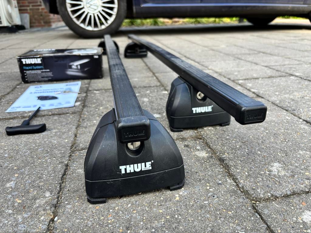 Thule dakdragers met Rapid System 750, Auto diversen, Dakdragers, Gebruikt, Ophalen