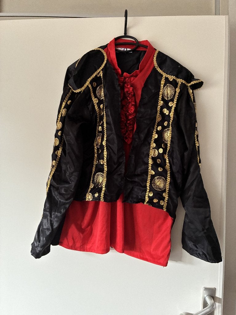 Carnavalskleding: Spaanse Matador/Zorro kostuum, Kleding | Heren, Maat 52/54 (L), Carnaval, Onbekend, Ophalen of Verzenden