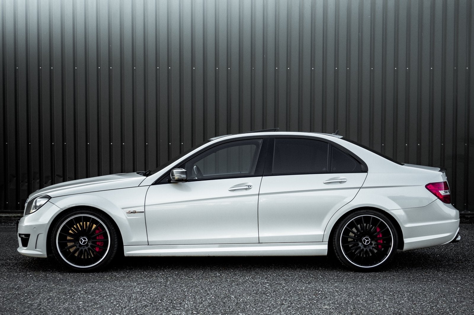 C63 AMG P31 Development Package SLS AMG MOTOR 1e LAK!, Auto's, Mercedes-Benz, Automaat, Achterwielaandrijving, 8 cilinders, Wit