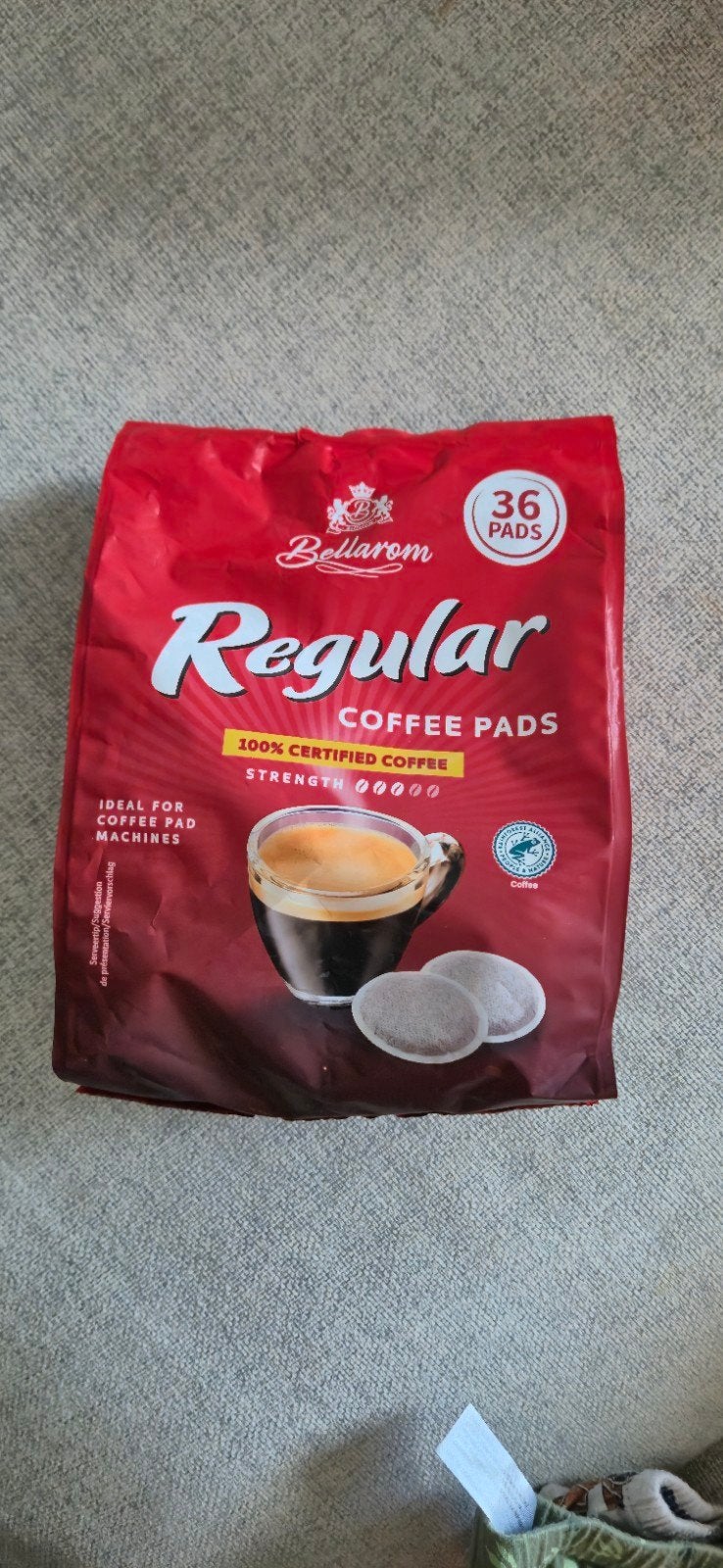 koffiepads voor Senseo, Ophalen
