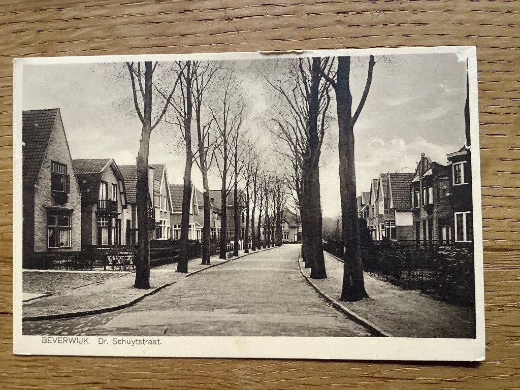 Beverwijk 1930 Dr. Schuytstraat, Ophalen of Verzenden, 1920 tot 1940, Gelopen, Noord-Holland