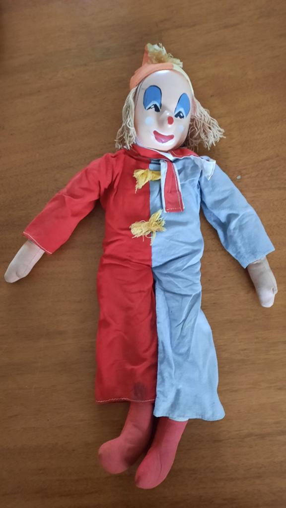 Vintage harlekijn pop, Ophalen of Verzenden, Gebruikt, Pop