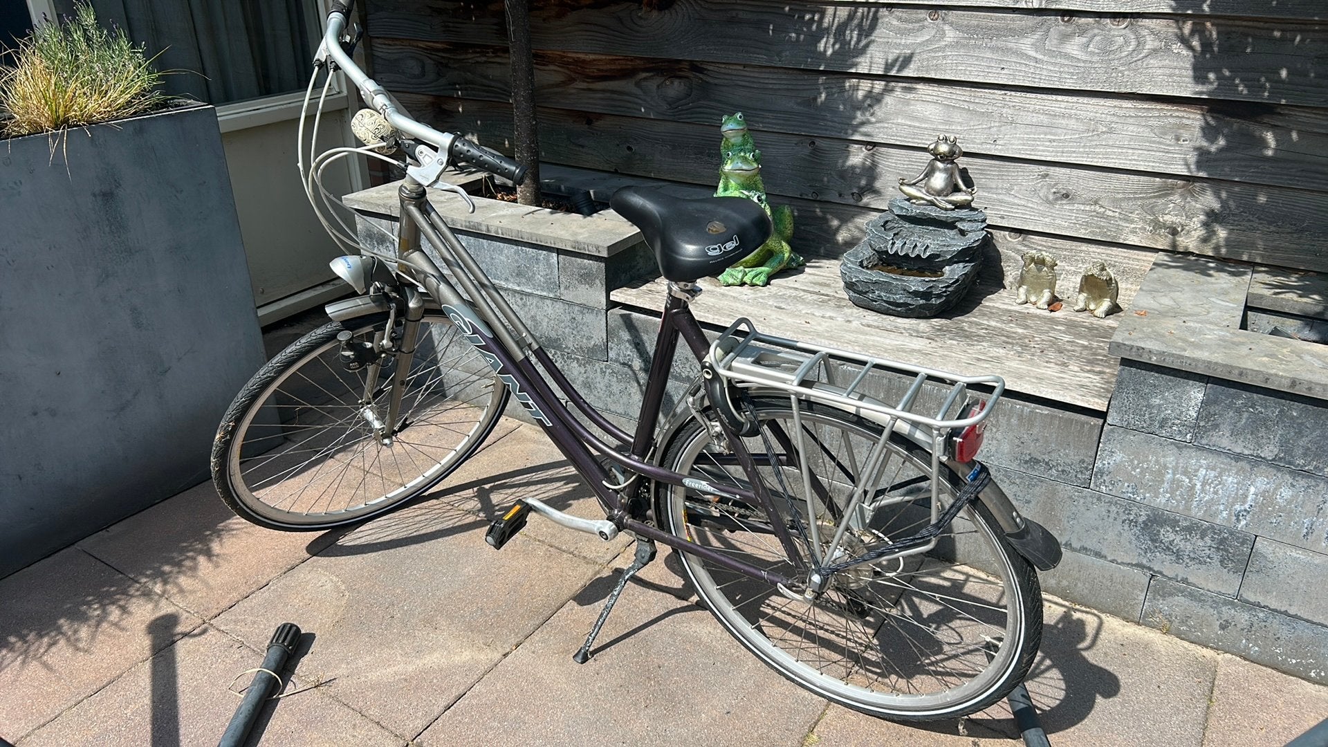 Leuke Giant fiets, Ophalen, Minder dan 10 versnellingen, Gebruikt, 56 cm of meer