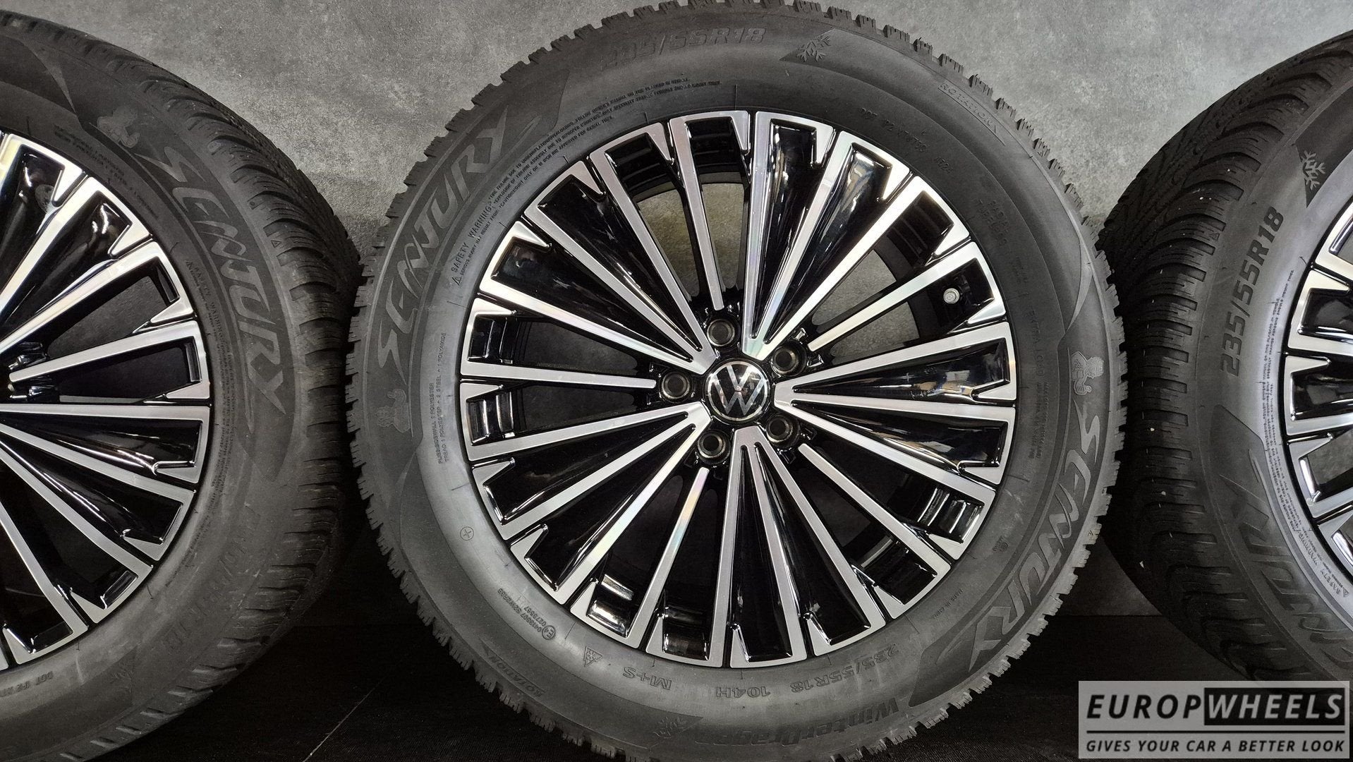 VW Tiguan Tayron 18 inch OEM Winterset 235/55R18 velgen, 18 inch, Gebruikt, -, -
