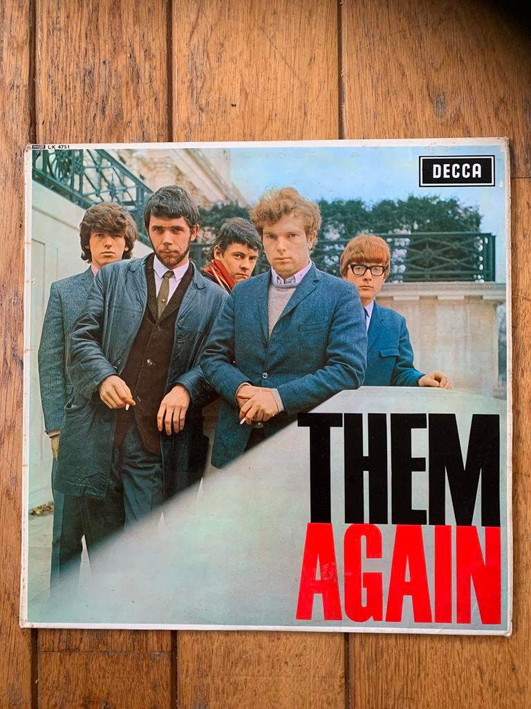 Blues Garage Rock R&B UK 1966 Them Again LP, Cd's en Dvd's, Vinyl | Rock, Ophalen of Verzenden, Gebruikt, 12 inch, Poprock