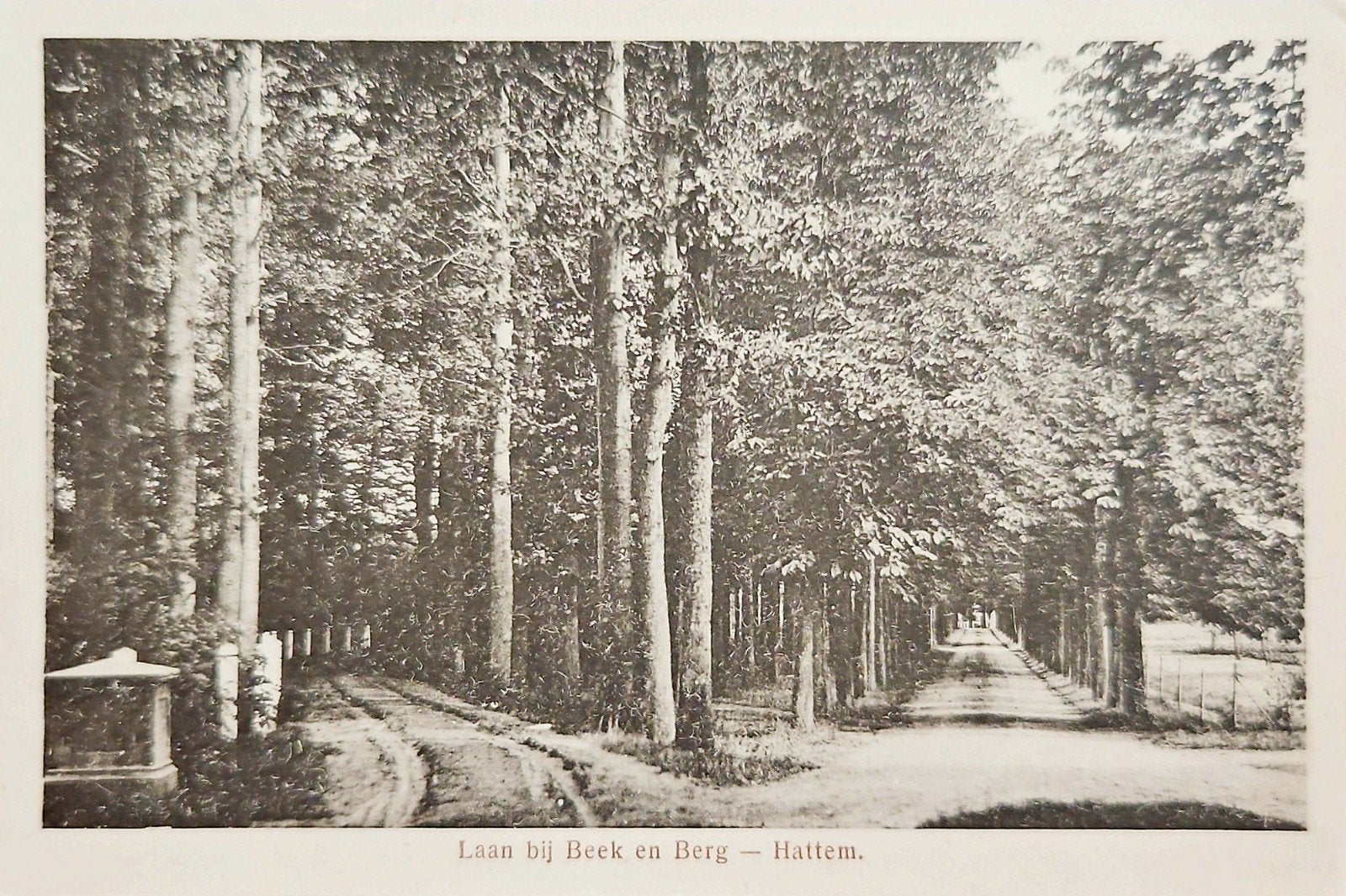 Hattem - Laan bij Beek en Berg, Verzamelen, Ansichtkaarten | Nederland, Verzenden, Voor 1920, Gelderland