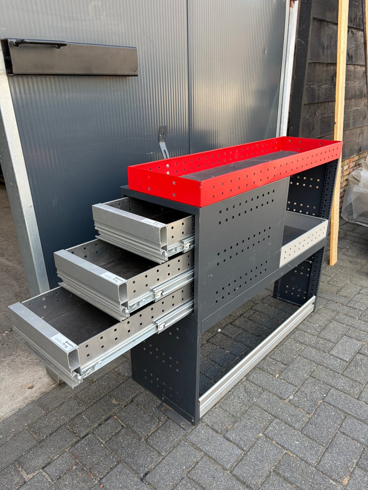 Würth bedrijfswageninrichting kast met 3 lades, Auto diversen, Auto-accessoires, Ophalen, Zo goed als nieuw