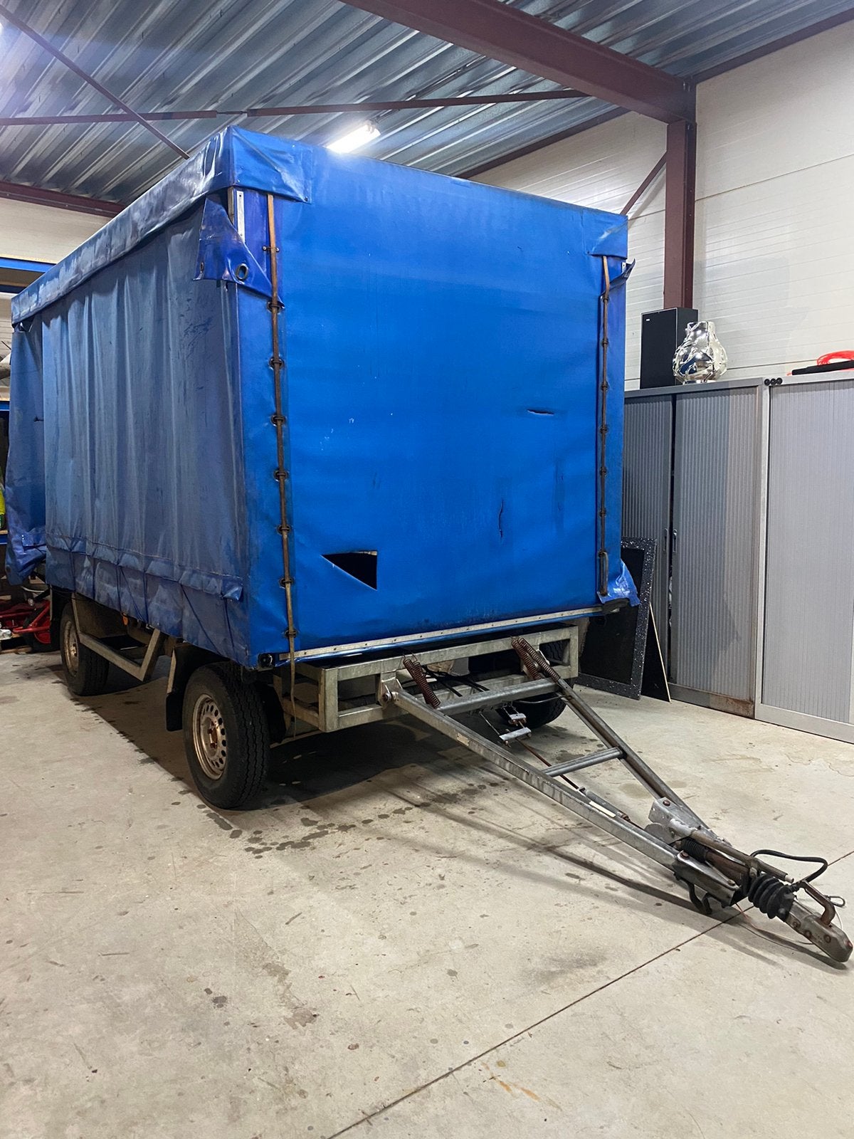 Anssems schamelwagen DS2700 aanhanger, Ophalen, Gebruikt