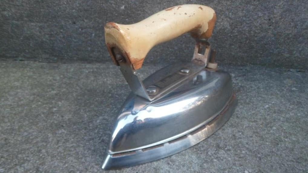 Vintage Ruton strijkijzer strijkbout 220 volt, Ophalen of Verzenden